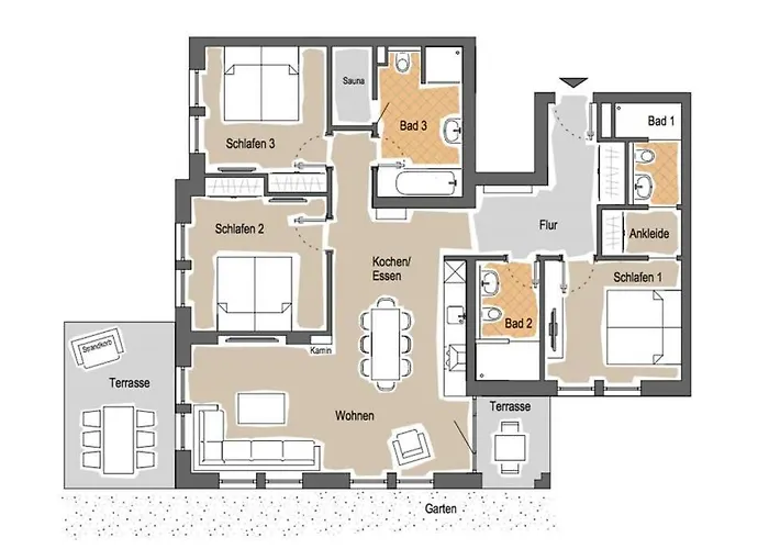 דירה Westend, App 03 הרינגסדורף